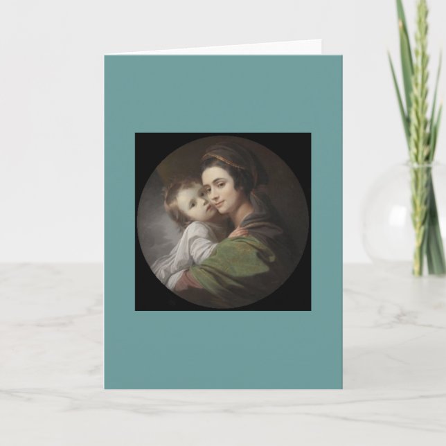 Baby Jesus Feiertagskarte (Vorderseite)