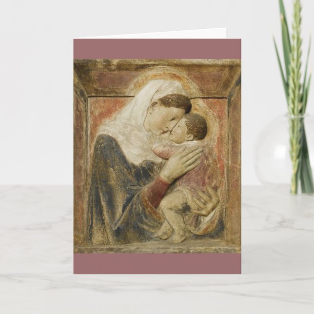Baby Jesus Feiertagskarte (Vorderseite)
