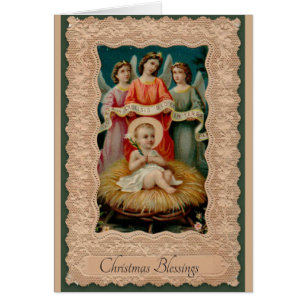 Baby Jesus im Ärger mit Engeln