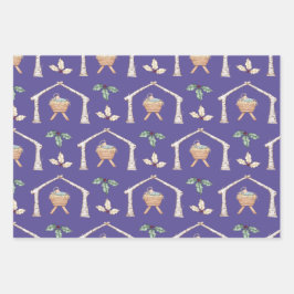 Baby Jesus in Manger Geschenkpapier Set