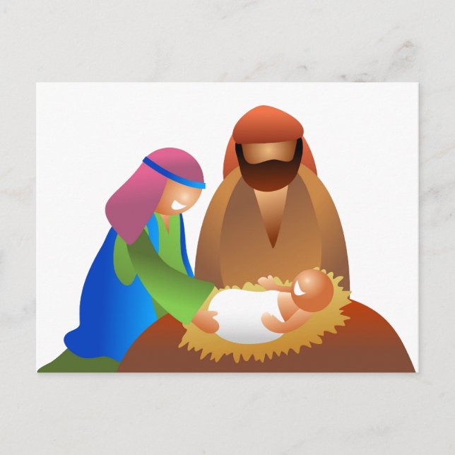 Baby Jesus Postkarte (Vorderseite)