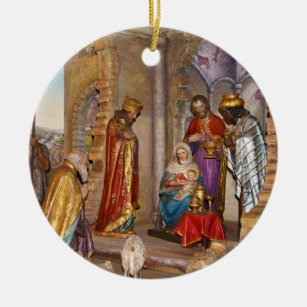 Baby Jesus von Nazaret geboren in Bethlehem Keramikornament