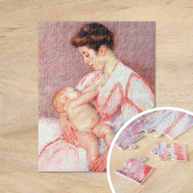 Baby John wird versorgt | Mary Cassatt (Von Creator hochgeladen)