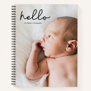 Baby Journal avec photo et nom Personnalisé