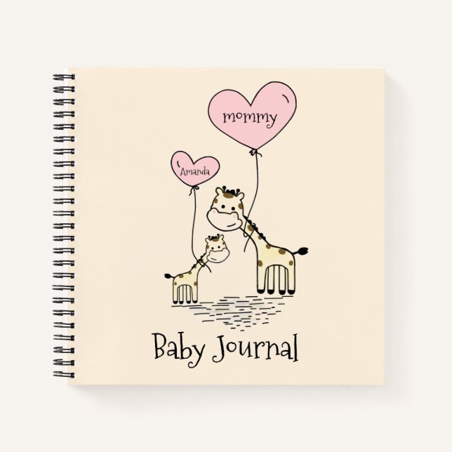 Baby Journal Notizbuch (Vorderseite)