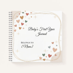 Baby-Journal Personalisiert Notizbuch
