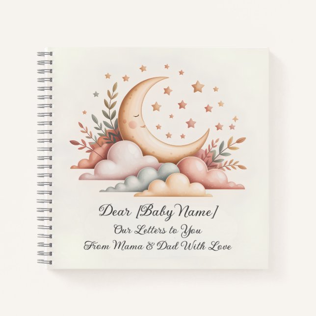 Baby Journal - Unsere Briefe an Sie Notizbuch (Vorderseite)