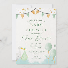 Baby Junge Dusche Einladung Tier