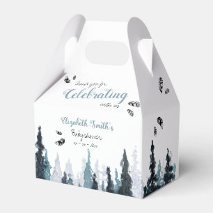 Baby Junge Rustikales Abenteuer Babydusche Geschenkschachtel