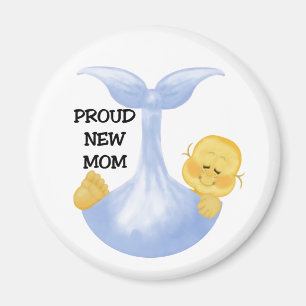 Baby-Jungen-stolze Mama Magnet