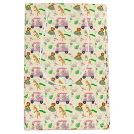 Baby Jungle Animals Golfing Baby Dusche Mittlere Geschenktüte