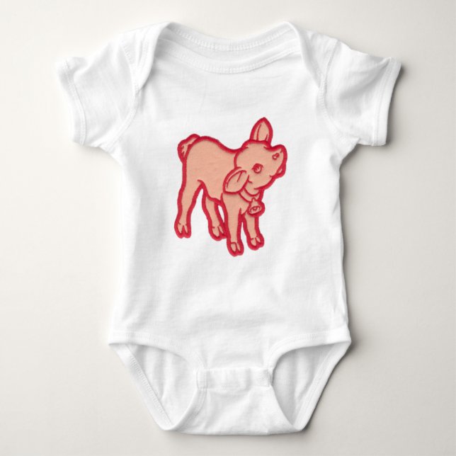 Baby-Kalb Baby Strampler (Vorderseite)