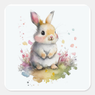 Baby Kanbit Square Sticker