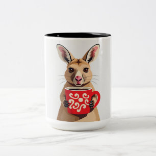 Baby-Känguru-Tasse Zweifarbige Tasse