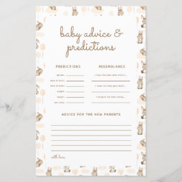 Baby-Kaninchen-Babydusche Vorhersagen & Ratschläge