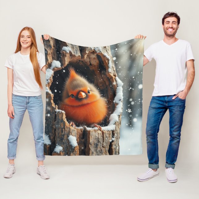Baby Kardinal  Fleecedecke (Beispiel)