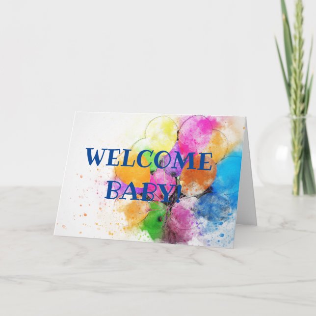 Baby Karte (Vorderseite)