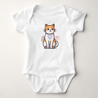 Baby-Katzenliebhaber-T-Shirt Baby Strampler