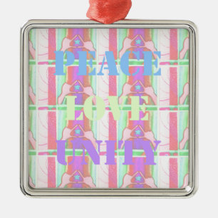 Baby Kids Frieden Liebe Einheit Hakuna Matata Des Silbernes Ornament