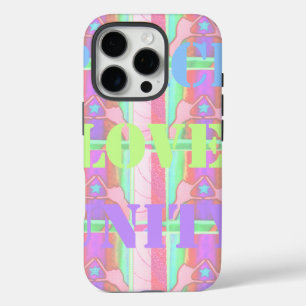 Baby Kids Peace Liebe Unity Hakuna Matata design.p iPhone 16 Pro Hülle