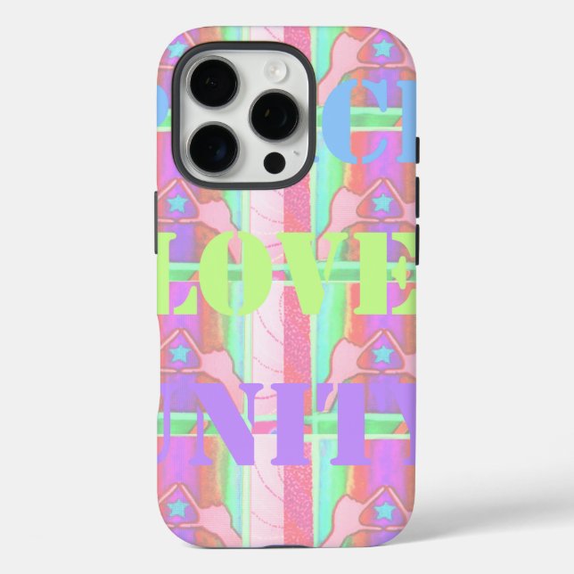 Baby Kids Peace Liebe Unity Hakuna Matata design.p iPhone 16 Pro Hülle (Rückseite)