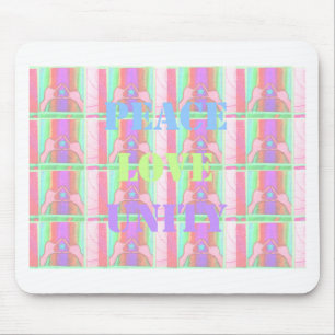 Baby Kids Peace Liebe Unity Hakuna Matata design.p Mousepad