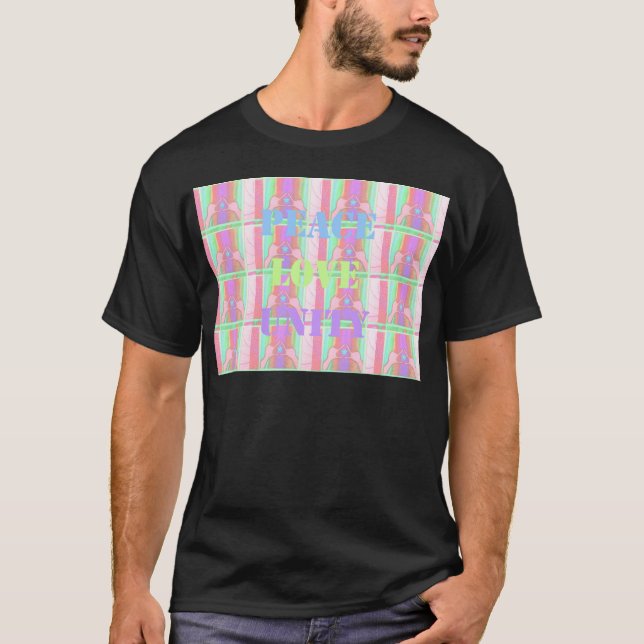 Baby Kids Peace Liebe Unity Hakuna Matata design.p T-Shirt (Vorderseite)