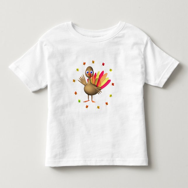 Baby Kinder Erntedank Türkei Kleinkind T-shirt (Vorderseite)