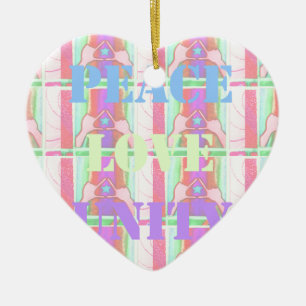 Baby Kinder Frieden Liebe Einheit Hakuna Matata D Keramik Ornament