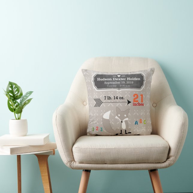 Baby Kinderzimmer Baby Stat Fox Arrow Muster Kissen (Stuhl )