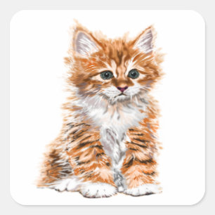 baby Kitten Sticker Gift