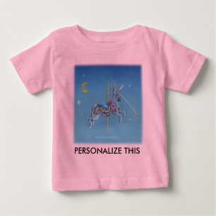 Baby-Kleid - kosmisches Kaninchen-Karussell Baby T-shirt