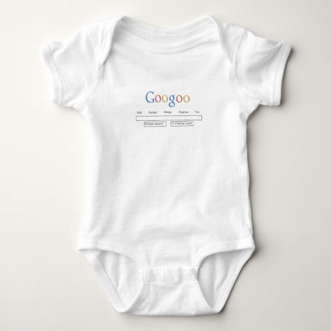 Baby kleidet, Googoo SchmiereSchmiere, techno Baby Strampler (Vorderseite)