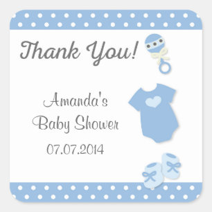 Baby Kleidung Baby Dusche Danke Stickers