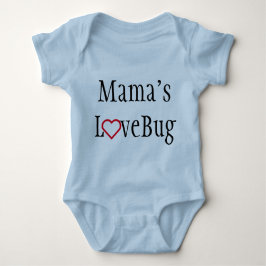 Baby-Kleidung - LoveBug Mutter - Blau Baby Strampler