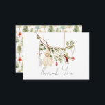 Baby Kleidung Wäscherei Baby Dusche Danke Mitteilungskarte<br><div class="desc">Diese geschlechtsneutrale Weihnachtsdusche "Merry small baby Dusche" ist mit einer Babywaschkarte ausgestattet, die Babykleidung/Wäscherei wie eine Rampe, Socke, Weihnachtsmannmütze und Handschuhen anbietet. Personalisieren Sie es für Ihre Bedürfnisse. In meinem Geschäft finden Sie passende Produkte.</div>