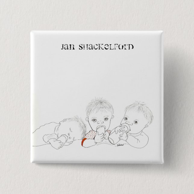 Baby-Knopf #13 Jan.s Shackelford Button (Vorderseite)