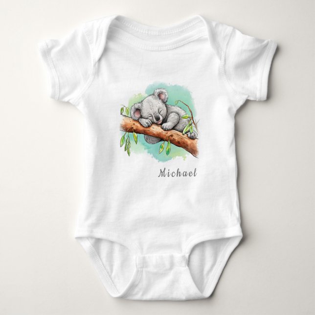 Baby Koala Baby Bodysuit Strampler (Vorderseite)