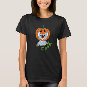 Baby Koala Bär mit Pumpkin Helm Halloween Com T-Shirt