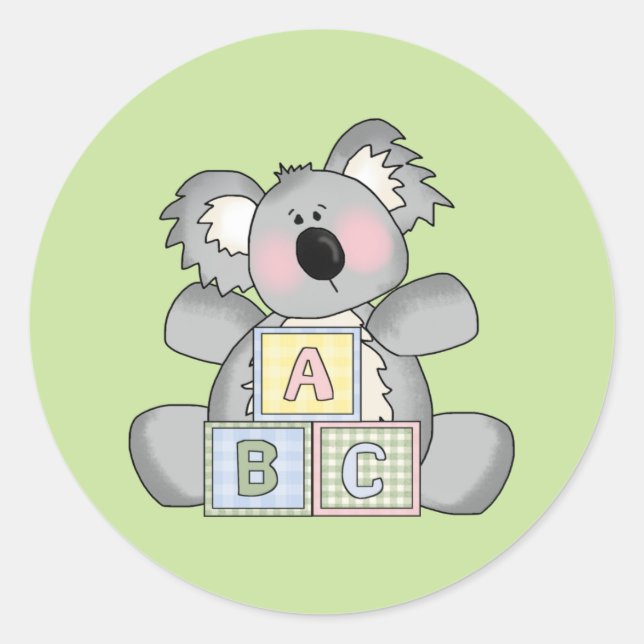 Baby Koala Bear Sticker (Vorderseite)