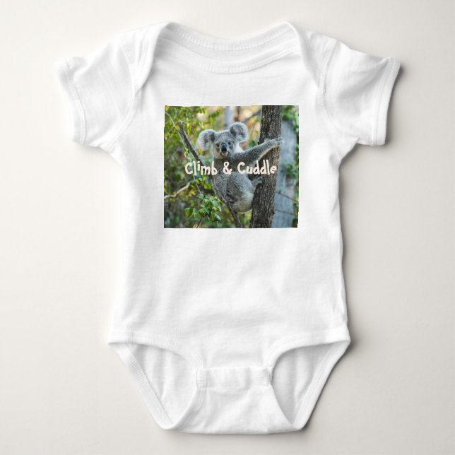 Baby Koala Bodysuit – One-Piece Baby Clothing  Strampler (Vorderseite)