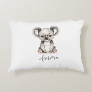 Baby-Koala-Kissen mit Namen Personalisiert Dekokissen