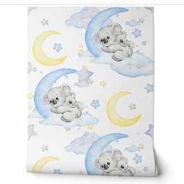 Baby Koala und Mama Kinderzimmer Tapete