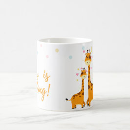 Baby kommt kaffeetasse