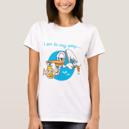 Baby kommt zum T - Shirt der weiblichen Mutterscha