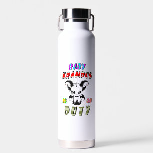 Baby Krampus ist im Dienst Trinkflasche