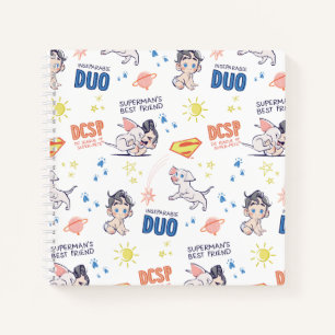 Baby Krypto & Superman Pattern Notizbuch