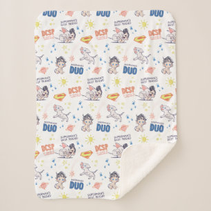 Baby Krypto & Superman Pattern Sherpadecke