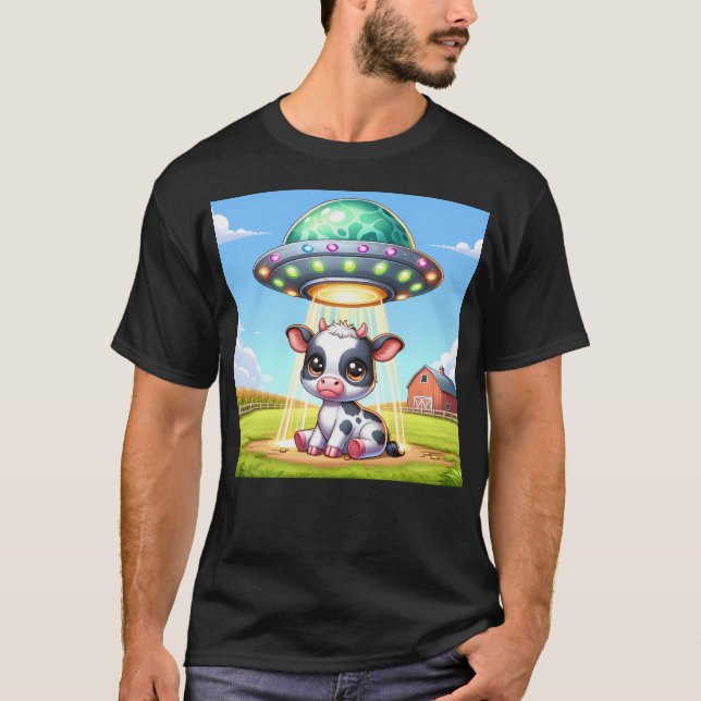 Baby Kuh entführt T-Shirt (Vorderseite)