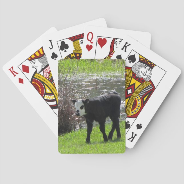 Baby-Kuh-Spielkarten Spielkarten (Rückseite)